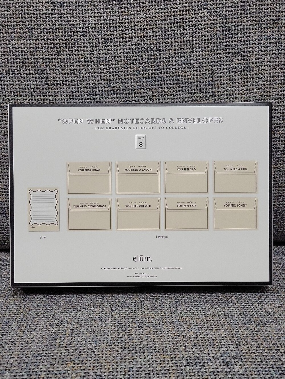 ELŪM "Open When" Notecards & Envelopes Set - Picture 4 of 5